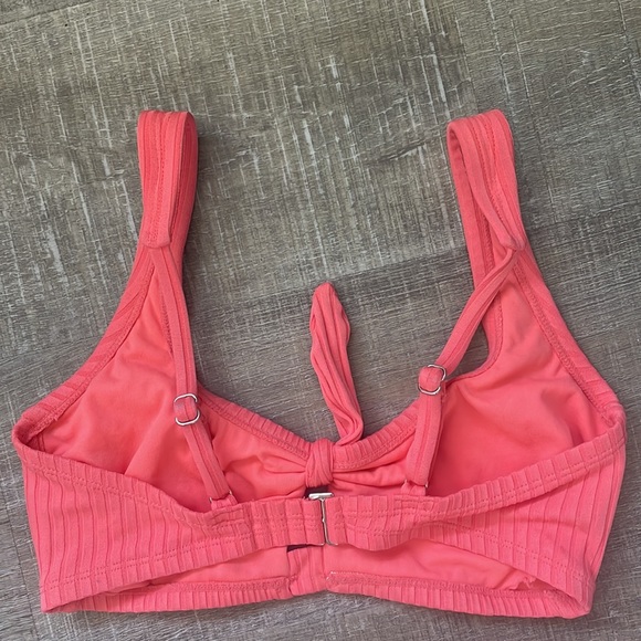 Xhilaration Coral Bralette top and bottom - Picture 4 of 10